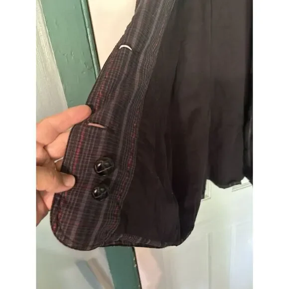 Woolrich Women's XL Plaid Blazer Jacket. Made In China - Picture 6 of 7